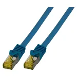 EFB-Elektronik RJ45 jungiamasis kabelis Cat.6A S/FTP LSZH Cat.7 žaliava mėlynas 1,5 m (MK7001.1,5BL)