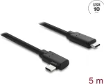 DELOCK aktyvus optinis USB Type-C į Type-C kabelis 10 Gbps, kampuoti ki&scaron;tukai, 5 m