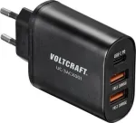 VOLTCRAFT UC-3ACX001 VC-12231145 USB įkroviklis ki&scaron;tukinis lizdas su 3x USB-A ir USB-C (Power Delivery), 3000 mA