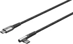 Goobay 64658 USB kabelis 0,5 m USB 2.0 USB-C juodai pilkas (64658)