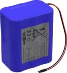 Ansmann 3S2P baterijų blokas 8x 18650 kabeliu Li-Ion 10,8 V 5100 mAh (2447-3050-50)