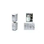 Fellowes R-Kive System &scaron;iuk&scaron;lių dėžė perdirbimui - Pilka - Balta - 300 x 500 x 600 mm (0193201)