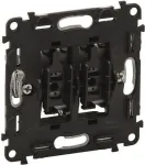 Legrand Valena Allure dvigubas tarpinis jungiklis modelis 752008