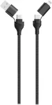 USB laidas 2GO 797369 1,2 m USB A/USB C USB C/Lightning juodas
