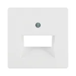 Berker 14096089 centrinė plok&scaron;tė UAE/E-DAT Design/Telekom ISDN lizdams, balta