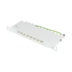 Good Connections Patchpanel 10Cat. 6A 8 prievadų 0,5HE &scaron;viesiai pilkas