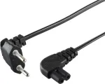 Maitinimo laidas ShiverPeaks 09-06001 &mdash; kampinis Euro ki&scaron;tukas į IEC 60320 C7, 1,5 m