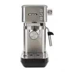 Ariete 1380 Metal kavos aparatas, maltai kavai ir ESE kapsulėms, 1300 W, 1.1 L, 15 barų, Cappuccino įtaisas, sidabrinis