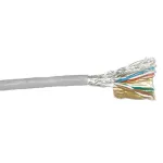 Laidas ACT CAT 6A S/FTP PVC montažinis 305 m pilkas