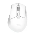 Belaidė de&scaron;iniarankė biuro pelė TRUST Niven &ndash; RF + Bluetooth, 3200 DPI, 7 mygtukai, ratukas, balta