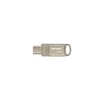 USB atmintukas PATRIOT PS256GT560DS5D 256GB USB 3.2 (USB-A/USB-C) sukamasis, sidabrinis, 120 MB/s