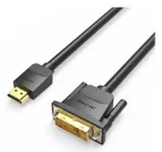 HDMI į DVI laidas 5M/JUODAS Vention