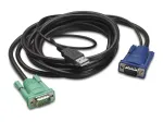 APC KVM laidas - USB, HD-15 (VGA)