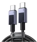 USB-C laidas Ugreen 45068 2 m, 240 W, juodai pilkas