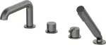 DEANTE 4-Hole Bathtub Mixer with Shower Set - Matte Black