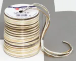 C.E. Pattberg Raffia Matt dovanų kaspinas rudos/ kreminės spalvos 10 mm x 20 m