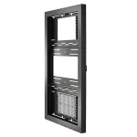 Chief LW Series Impact On-Wall Kiosk &ndash; portretinis korpusas 55 colių ekranui, užrakinamas, juodas