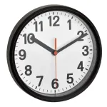 TFA 60.3538.01 Analogue Radio-Controlled Wall Clock Black/White