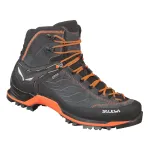 SALEWA MTN Trainer Mid GTX vyri&scaron;ki žygiavimo batai - Asphalt/Fluo Orange - UK 10.5 (EU 45)