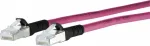 METZ CONNECT 130845A002-E tinklo kabelis 10 m Cat6a S/FTP (SF/UTP) RJ45 rausvai violetinis