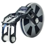 Brother MCFA1DB Fabric Iron-On Label Tape - Dark Blue on White - 15mm x 3m