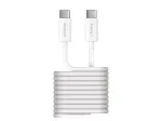 2-POWER 100W USB-C į USB-C laidas 2m Juodas