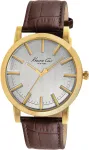 KENNETH COLE Vyri&scaron;kas laikrodis IKC8043 43,5 mm nerūdijančio plieno kvarcinis analoginis juodas ciferblatas sidabrinė apyrankė