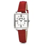 FOLLI FOLLIE Women's Watch WF19T005SPW 32mm Stainless Steel Quartz Analog White Dial Silver Mesh