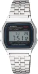CASIO A-159WA-N1 Unisex Digital Quartz Watch, 33mm, Silver/Grey