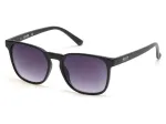 KENNETH COLE KC1414-5402B Vyri&scaron;ki stačiakampiai akiniai nuo saulės &ndash; juodas rėmelis, pilki lę&scaron;iai 55/18/145 mm UV400