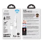 Joyroom Lightning &ndash; USB laidas 2.4A, 1,2 m, baltas (S-1224N2)