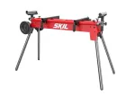 SKIL Work Table Stand 1300AA - Stalas su mediniu stalvir&scaron;iu, 2 stalčiais ir skydeliu įrankiams, 200 kg talpa