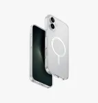 UNIQ Clario Dėklas, skirtas iPhone 16 Plus 6.7 colio, Magclick įkrovimui, permatomas