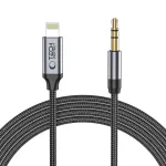 TECH-PROTECT UltraBoost Lightning į AUX Mini Jack 3.5mm laidas 100cm juodas