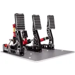 Simagic P2000 hidraulinis 3 pedalų rinkinys, 100KG Loadcell - Crimson Edition