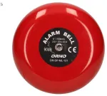 ORNO OR-DP-ML-131 mokyklinis skambutis 230V AC 85dB raudonas plieninis