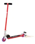 Paspirtukas vaiki&scaron;kas Razor S Spark Sport &ndash; plieninis rėmas, sulankstomas, 2 ratai, kojinis stabdys, nuo 8 m., max apkrova 100 kg, juodas/raudonas