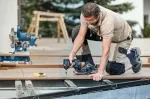 Bosch GDR 18V-200 C Professional belaidis smūginis suktuvas, 18 V, solo (be akumuliatoriaus ir kroviklio), mėlynas/juodas