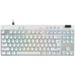 LOGITECH G PRO X TKL RAPID žaidimų klaviatūra - balta - US INT'L - USB - EMEA28i-935 - LINIJINIAI