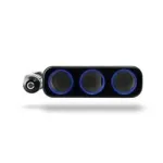 Xblitz R3 3 lizdų automobilinis maitinimo skirstytuvas su 2 USB prievadais, 12V/24V, 120W, 70cm laidas, juodas