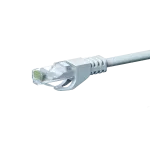 DSIT CAT5e U/UTP tinklo laidų sujungimo kabelis, 20 m, baltas, 100% varis, RJ45, 1 Gbps