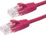 DSIT CAT6 tinklo kabelis U/UTP 5m rožinis 100% varis (DC-69-050)