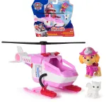 PAW Patrol Fire Rescue: Skye gelbėjimo sraigtasparnis su figūrėle, kačiuku ir žaisliniu sraigtasparniu, vaiki&scaron;ki žaislai berniukams ir mergaitėms nuo 3 metų