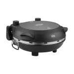 TEESA SUPREME FUN picų krosnelė 1200W, 400&deg;C, dvi kaitinimo sekcijos, juoda