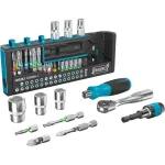 Hazet Bit Set 2300SH-1 &mdash; 39 dalių ply&scaron;iniai, Phillips, Pozidriv, &scaron;e&scaron;iabriauniai ir Torx antgaliai