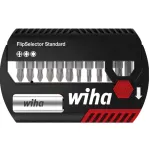 Įrankių rinkinys suktuvų antgaliams wiha FlipSelector 39060 &mdash; 15 vnt.: Phillips, Pozidriv, TORX