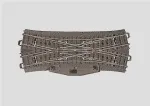 M&auml;rklin H0 C-Gleis 24624 dviguba kryžminė rodyklė su integruotu balasto loveliu, 188,3 mm