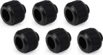 Alphacool Apex Grip HardTube suspaudimo jungtis 13mm G1/4 - Deep Black, 6 vienetų paketas 14926