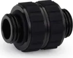 Alphacool Apex Grip dvigubas nipelis adapteris G1/4 vyri&scaron;kas-vyri&scaron;kas pasukamas juodas 14809