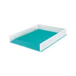 LEITZ WOW Duo Colour dokumentų dėklas A4 ledo mėlynos/baltos spalvos 5361-10-51